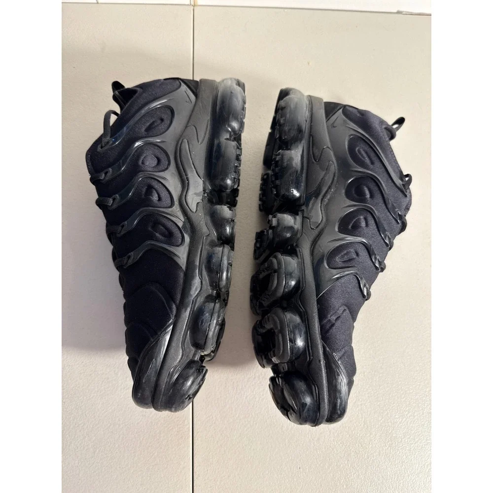 Nike Air VaporMax Plus Triple Black Mens Running Shoes 924453-004 Size 13 - Picture 4 of 10